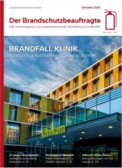 Brandschutzbeauftragte E-Paper Cover