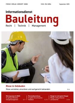 Informationsdienst Bauleitung Cover