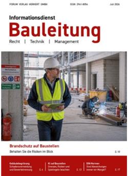 Informationsdienst Bauleitung E-Paper Cover