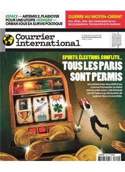 Courrier International Cover