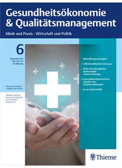 Gesundheitsökonomie & Qualitätsmanagement Cover