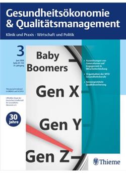 Gesundheitsökonomie & Qualitätsmanagement Cover