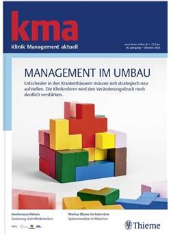 KMA Klinik Management Aktuell Cover
