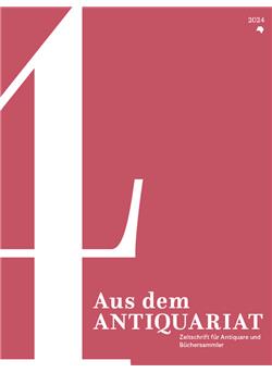 Aus dem Antiquariat Cover