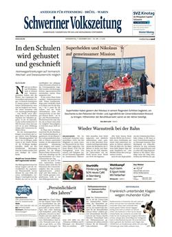 Schweriner Volkszeitung SVZ E-Paper Cover