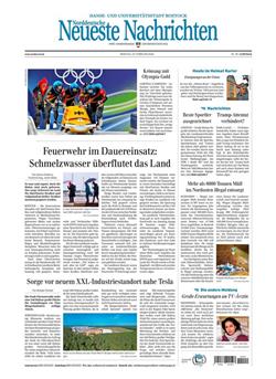 Norddeutsche Neueste Nachrichten NNN E-Paper Cover