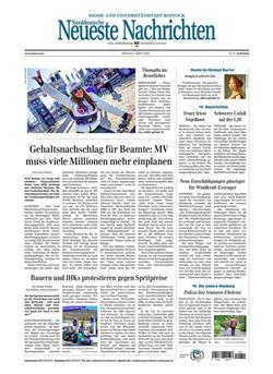 Norddeutsche Neueste Nachrichten NNN Cover
