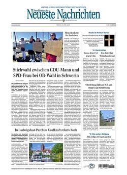 Norddeutsche Neueste Nachrichten NNN Cover