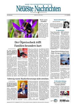 Norddeutsche Neueste Nachrichten NNN Cover