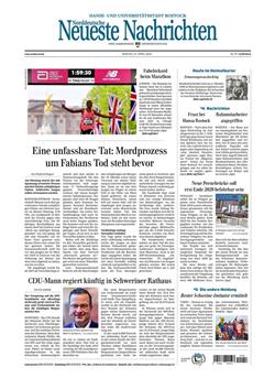 Norddeutsche Neueste Nachrichten NNN Cover