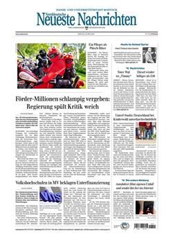 Norddeutsche Neueste Nachrichten NNN E-Paper Cover