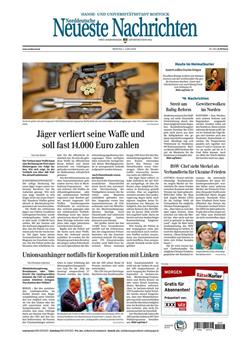 Norddeutsche Neueste Nachrichten NNN Cover