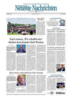 Norddeutsche Neueste Nachrichten NNN E-Paper Cover