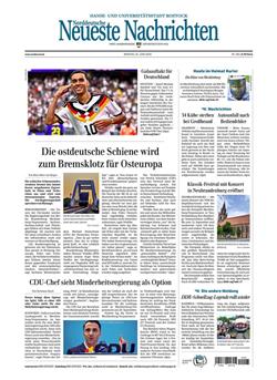 Norddeutsche Neueste Nachrichten NNN Cover