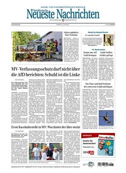 Norddeutsche Neueste Nachrichten NNN Cover