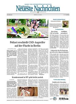Norddeutsche Neueste Nachrichten NNN Cover