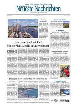 Norddeutsche Neueste Nachrichten NNN Cover