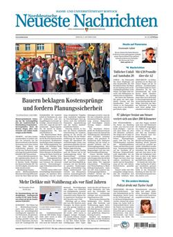 Norddeutsche Neueste Nachrichten NNN Cover