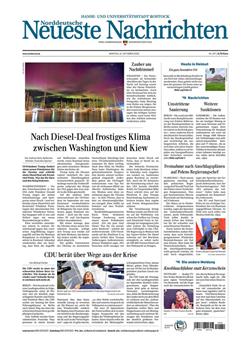 Norddeutsche Neueste Nachrichten NNN Cover