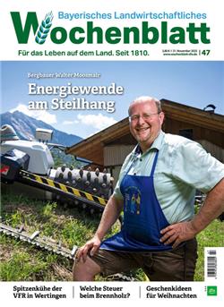 Bayerisches Landwirtschaftliches Wochenblatt E-Paper Cover