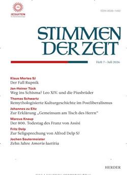 Stimmen der Zeit Cover
