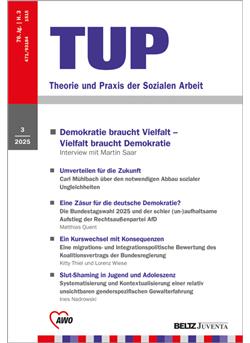Theorie und Praxis der sozialen Arbeit - TUP Cover
