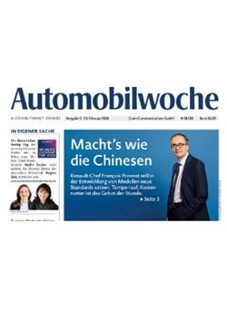 Automobilwoche Cover