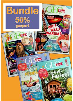 Bundle Geolino Sonderhefte 50% gespart Sonderheft Cover