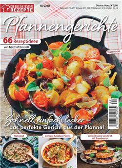Die beliebtesten Rezepte Pfannengerichte 04/25 Sonderheft Cover