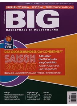 BIG Basketball Saison 2026/27 Sonderheft Cover