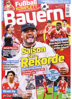 Fußball komplett SH Bayern 02/26 Sonderheft Cover