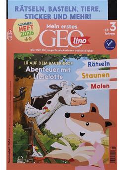 Mein erstes Geolino Sommerheft 2026 Sonderheft Cover