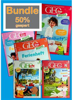 Bundle Geolino Mini + Mein erstes Geolino 50% gespart Sonderheft Cover
