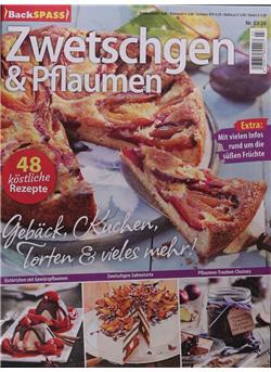Backspass Zwetschgen & Pflaumen Sonderheft Cover