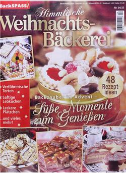 Backspass - Backzauber im Advent Sonderheft Cover