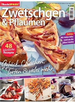 Backspass Zwetschgen & Pflaumen Sonderheft Cover