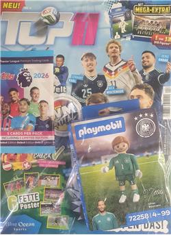Top 11 Ausgabe 04/2026 mit Playmobil-Figur Sonderheft Cover