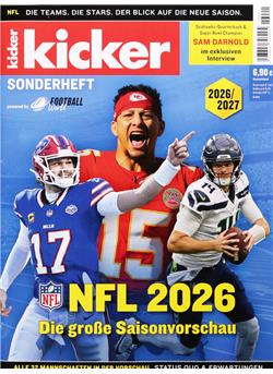 Kicker Sonderheft NFL 2026 / 2027 Sonderheft Cover