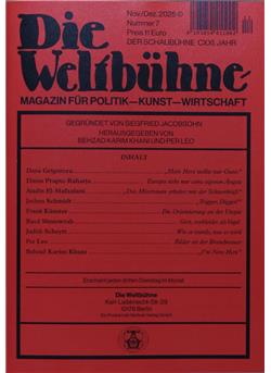 Weltbühne E-Paper Cover