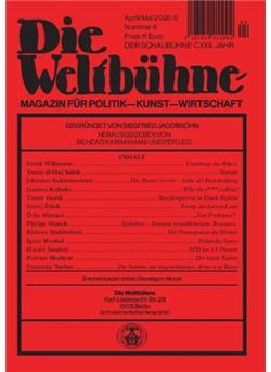 Weltbühne E-Paper Cover