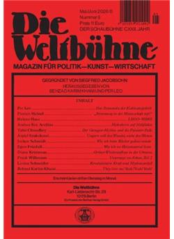 Weltbühne E-Paper Cover