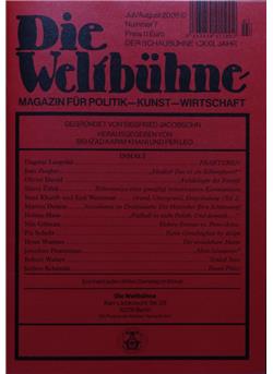 Weltbühne Cover