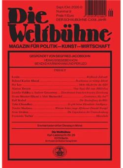 Weltbühne Cover