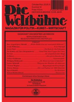 Weltbühne Cover