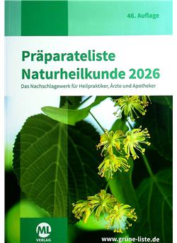 Präparateliste der Naturheilkunde 2026 Sonderheft Cover