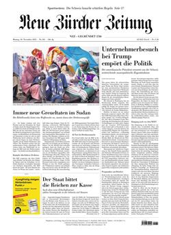 NZZ Neue Zürcher Zeitung Cover