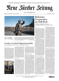 NZZ Neue Zürcher Zeitung E-Paper Cover