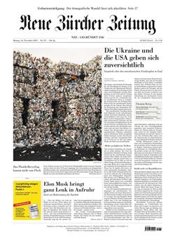 NZZ Neue Zürcher Zeitung E-Paper Cover