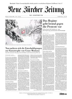 NZZ Neue Zürcher Zeitung Cover