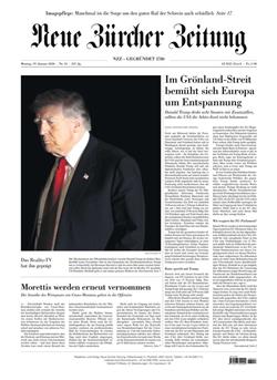 NZZ Neue Zürcher Zeitung E-Paper Cover